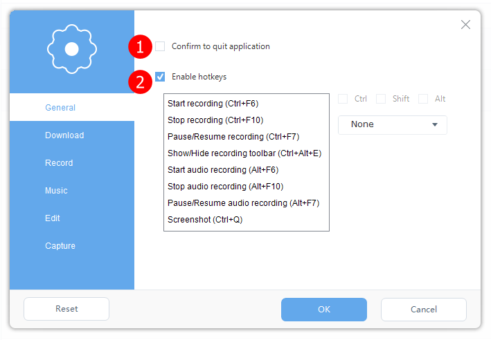 setting configuration, use zeus edit to configure, set to configure general settings