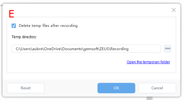 setting configuration, use zeus edit to configure, open temporary file