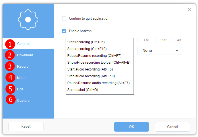 setting configuration, use zeus edit to configure, open settings tab