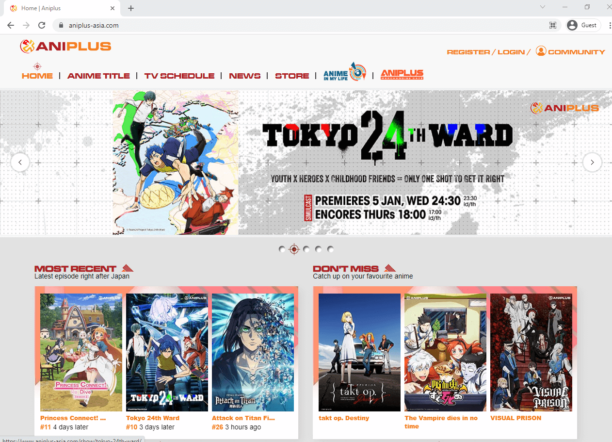 top 10 anime sites to download, aniplus-asia site