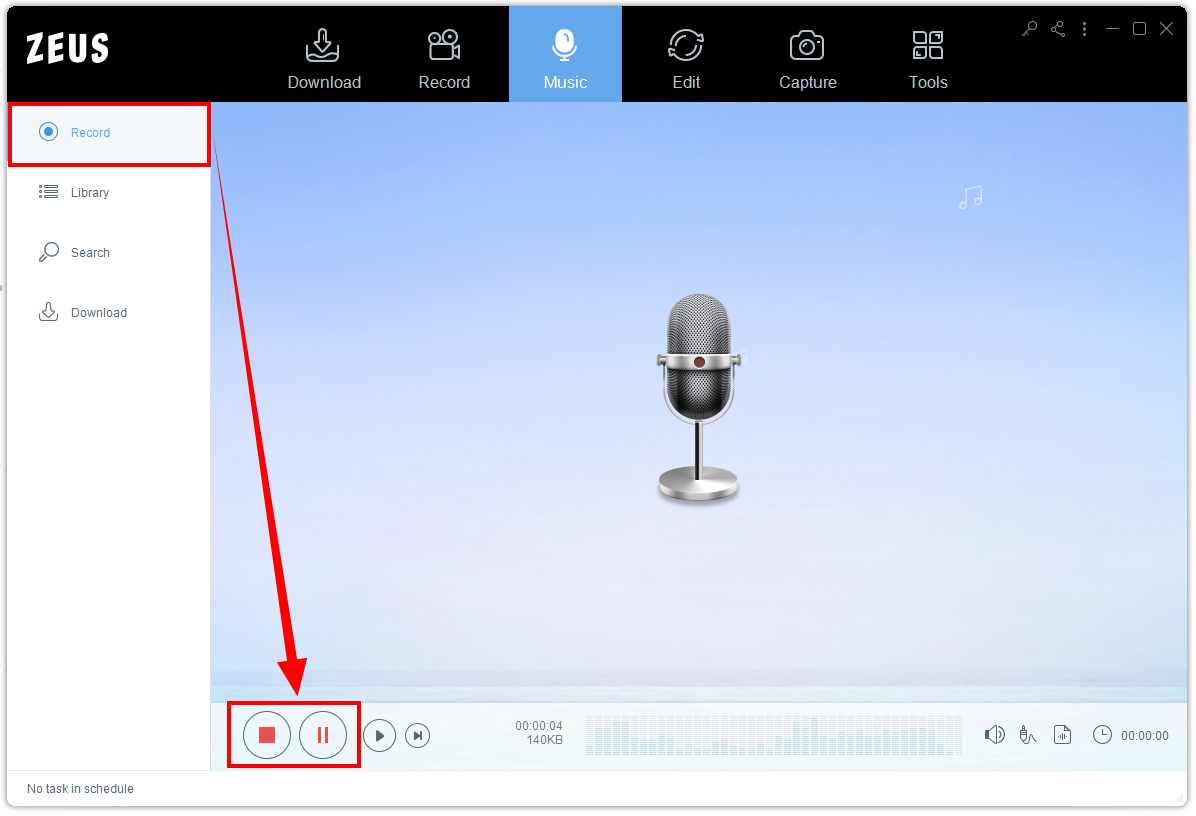 record bts music, stop recording