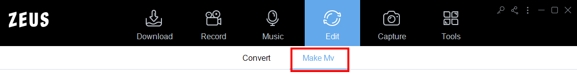 convert audio to video for youtube upload, click slideshow tab