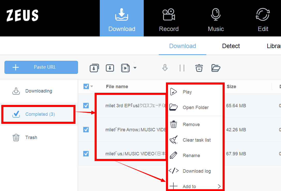 batch video download, download playlist complete