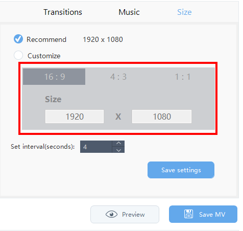 convert music files to mp3, use zeus to edit with images, specifying resolution