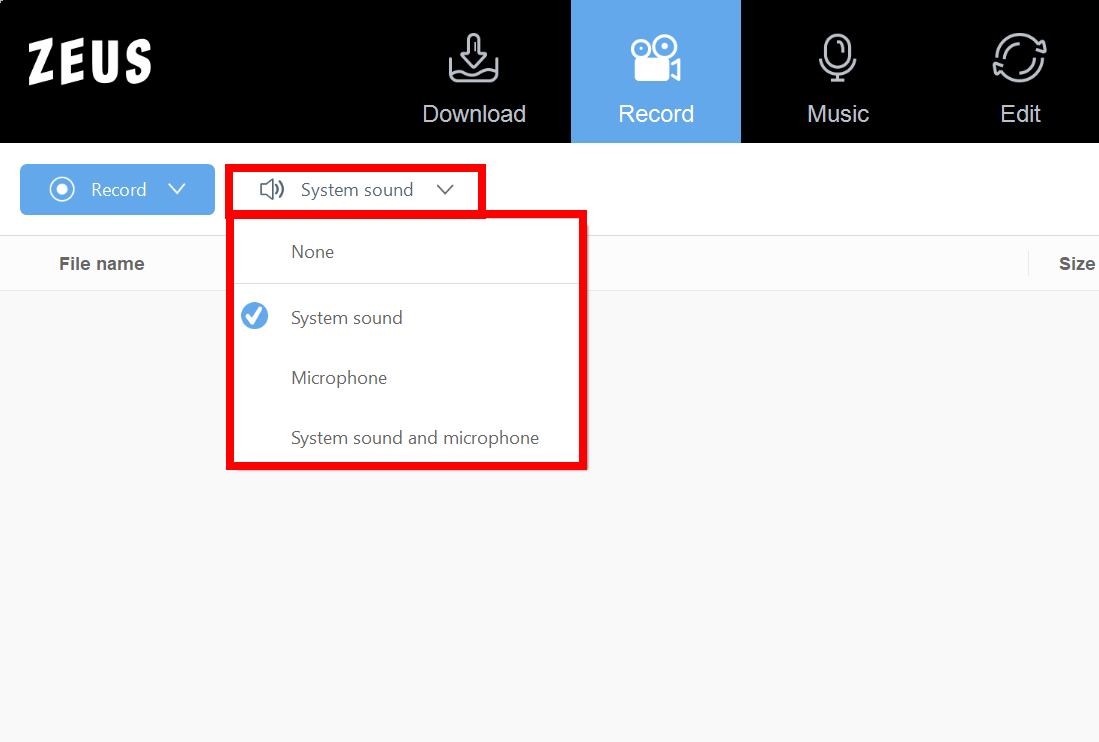 record Audiotree Music, audio settings