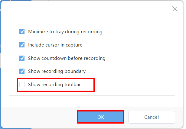screen recorder for tutorial making, hide recording toolbar