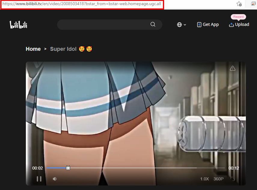 anime download, copy video URL