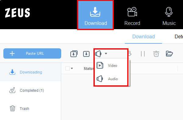 the first take download from youtube, set format